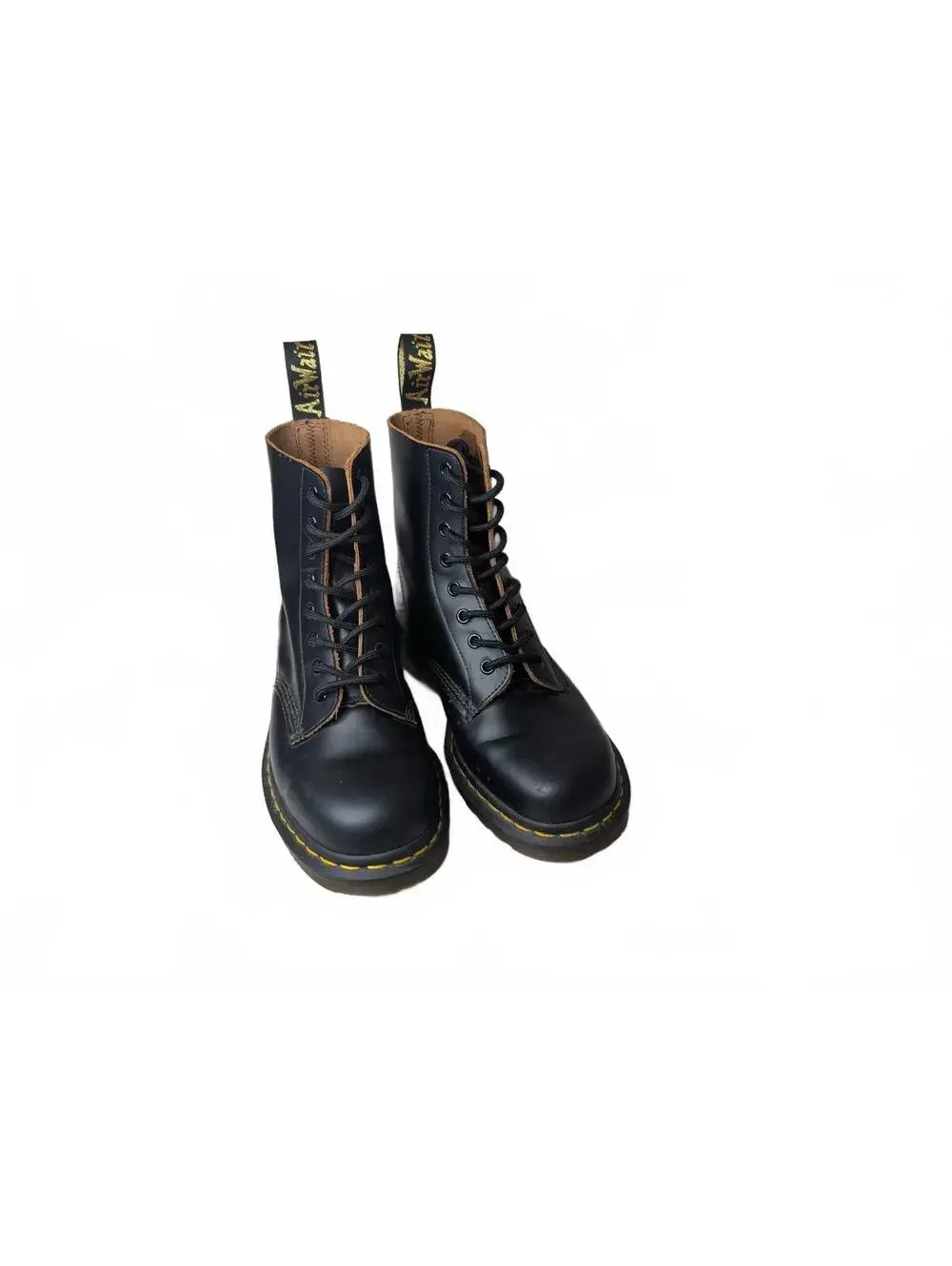 Dr. Martens 1460 Made in England Black Leather Boots Men's Size 8 UK